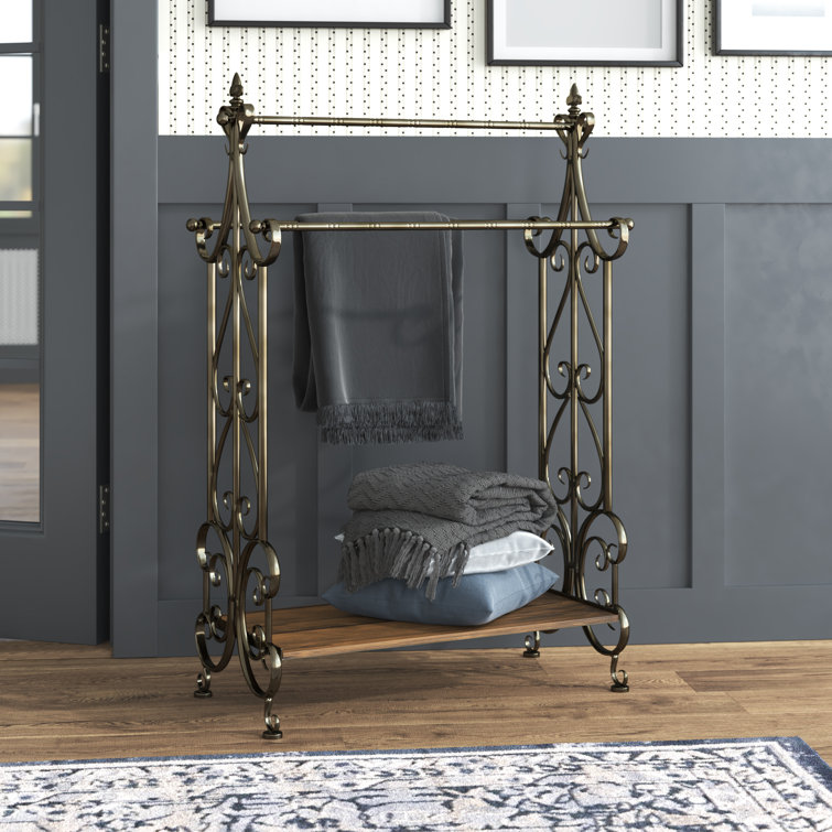 Lark Manor 41'' Tall Blanket/Quilt Rack & Reviews Wayfair